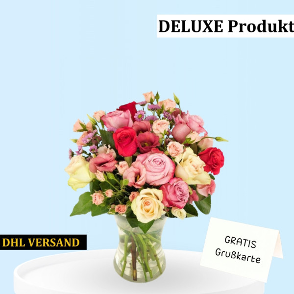 Flowers Deluxe Blumenstrau&szlig; Rosenfreude Bewertung