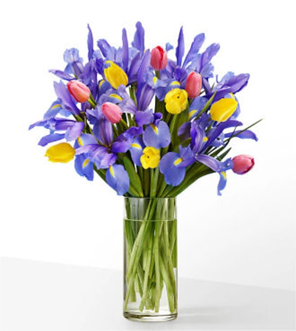 Flowers Fast Bejeweled Tulip and Iris Bouquet Reviews
