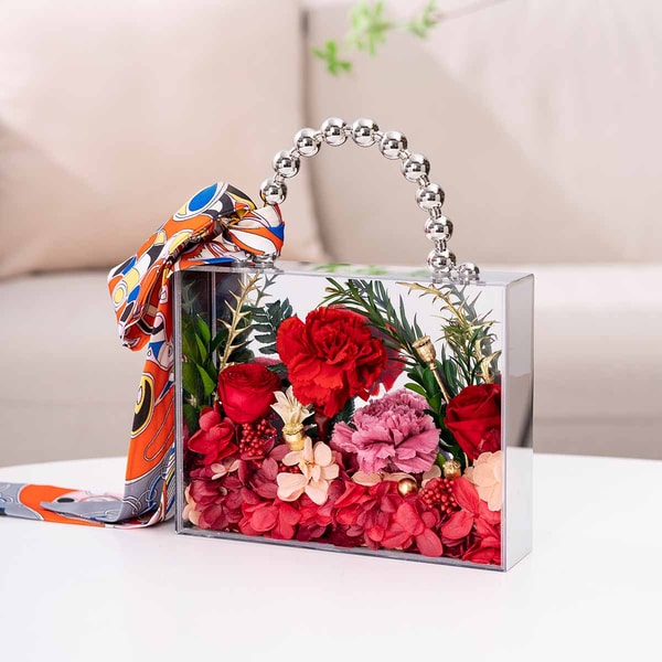 FlowerSong Red Forever Roses Mirror Handbag Review