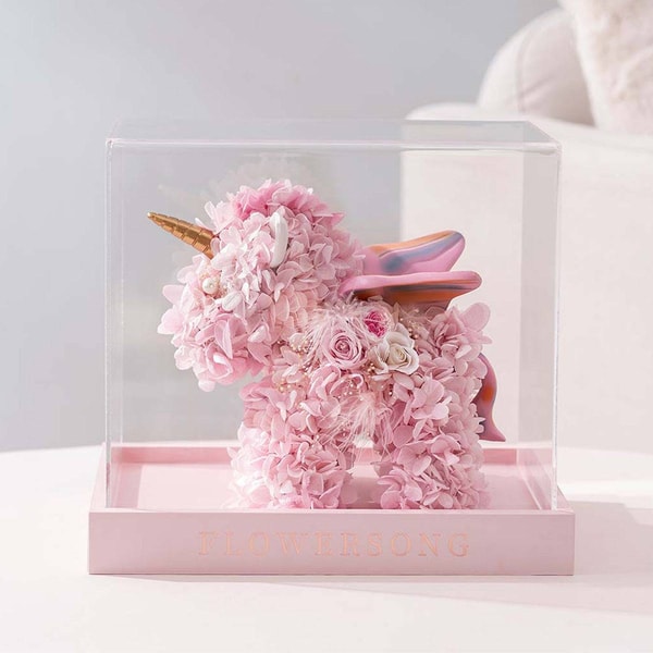 FlowerSong Unicorn Magic Pink Preserved Roses Box Review