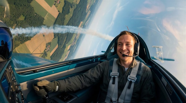 FlyAgain Doppeldecker Flug Bewertung