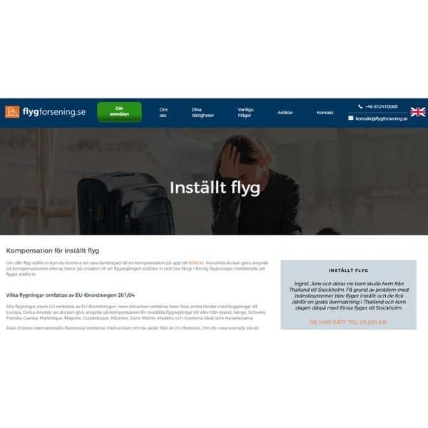 Flygforsening Installt Flyg Recension