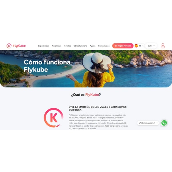 Flykube C&oacute;mo funciona