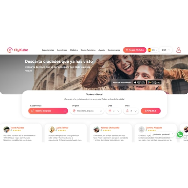 Flykube Surprise Trip Package Rese&ntilde;a