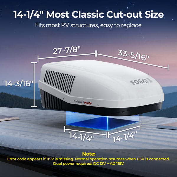 Fogatti InstaCool Pro RV Rooftop Air Conditioner Review