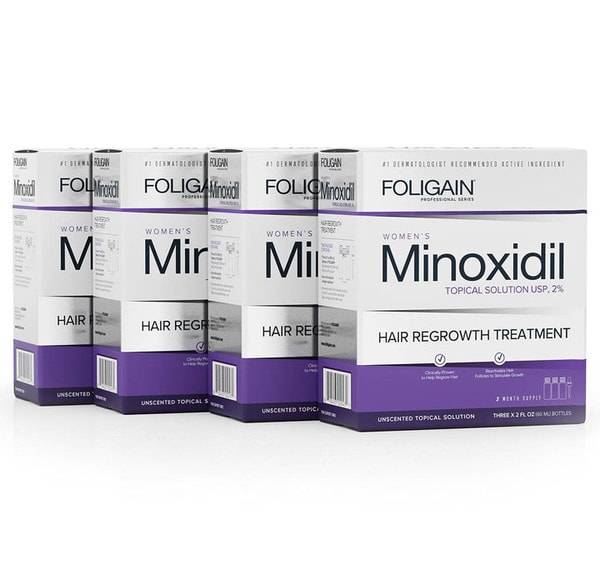 FOLIGAIN Minoxidil 2% Hair Regrowth Treatment For Women 12 Month Supply Review