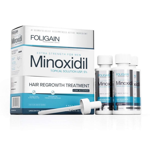 FOLIGAIN Low Alcohol Minoxidil 5% Treatment Review