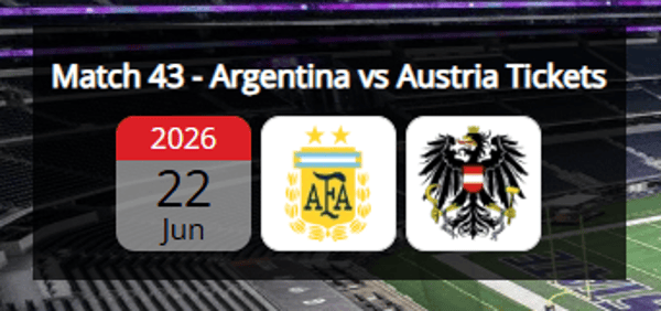 Football Ticket Net Match 43 - Argentina vs Austria Ticket Bewertung