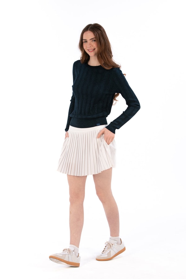 Foray Golf Lurex Cable Knit Sweater Review