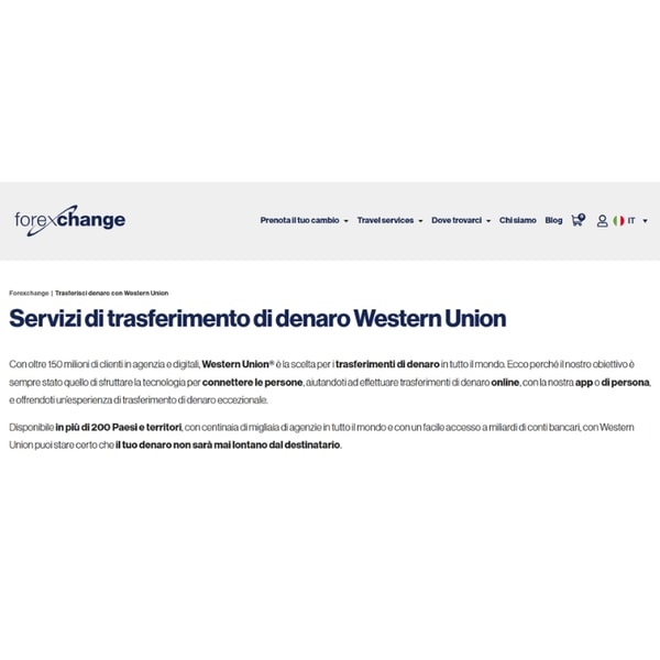 Forexchange Money Transfer Recensione
