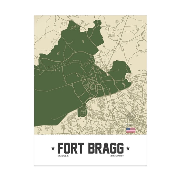 School Street Posters Fort Bragg Military Map Reviews