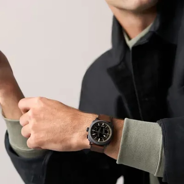 Urban Icon Machine Big Tic Brown Leather Watch - FS6165 Ulasan
