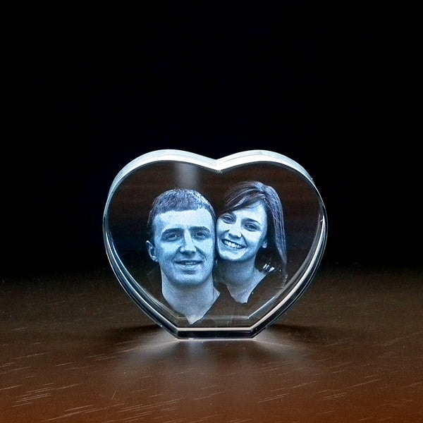 Foto in glas Hart Beoordeling