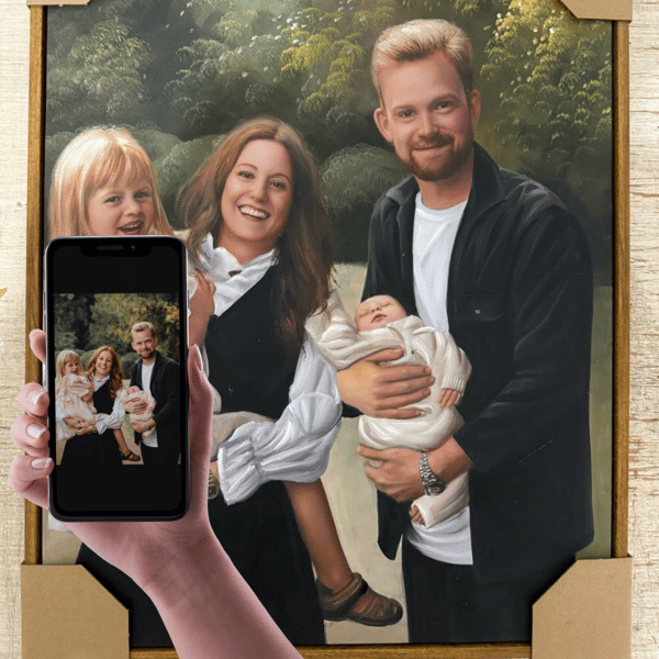 Foto til Maleri Familiemaleri Anmeldelse