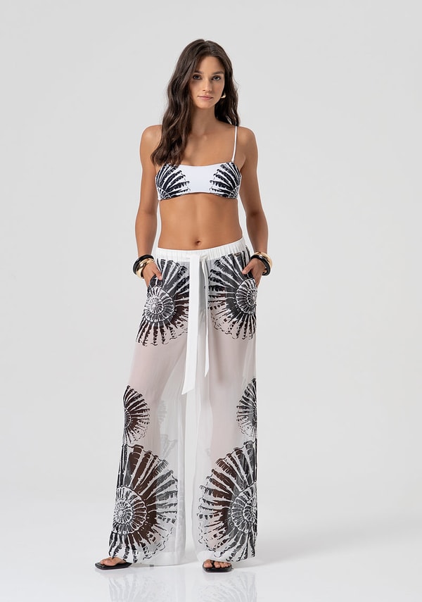 Fracomina Palazzo pant flare with print Recensione