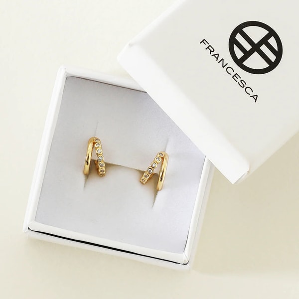 Francesca Jewellery Eden Double Huggies Review