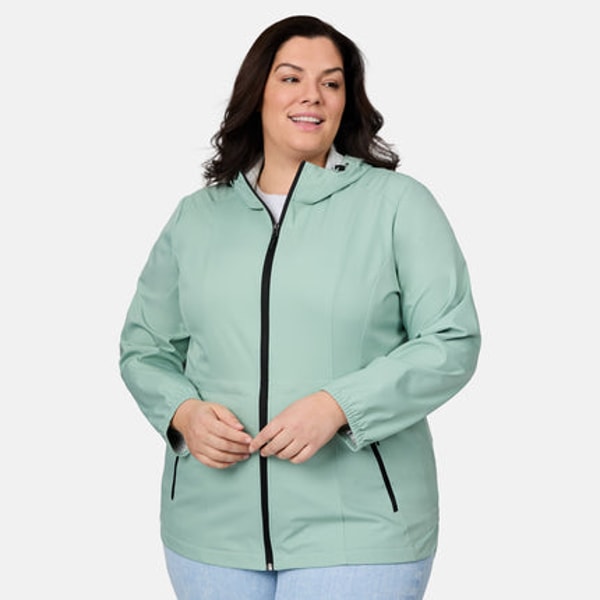 Free Country Women's Plus Size X2O Anorak Rain Jacket Review