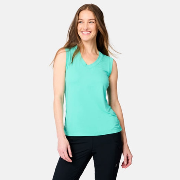 Free Country Women's Microtech&reg; Chill V-Neck Tank Top Review