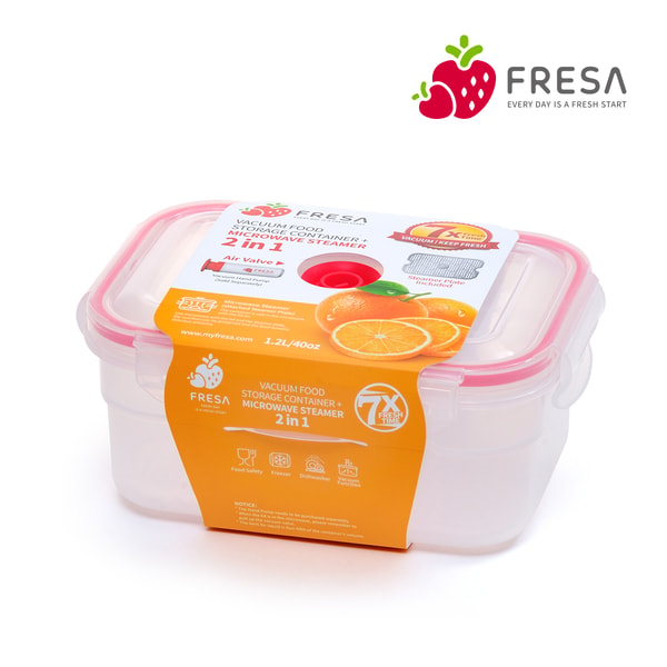 FRESA抽真空可蒸煮微波保鮮盒1.2L评论