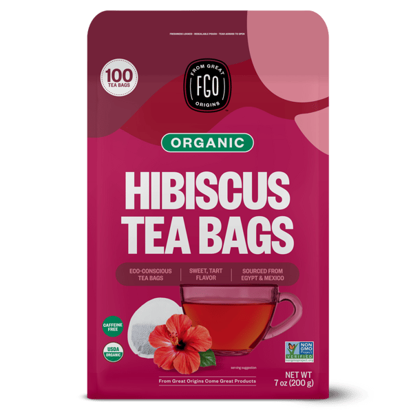 From Great Origins Hibiscus Tea Bags Review