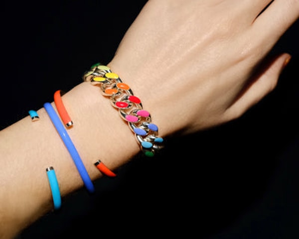 FRY POWERS Rainbow Chunky Chain Link Bracelet Review