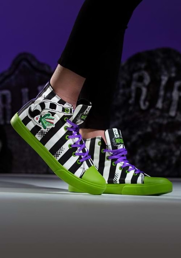 Fun.com Beetlejuice Striped Unisex Sneakers Review
