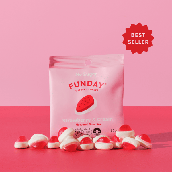 FUNDAY Natural Sweets Strawberry & Cream Gummies Review