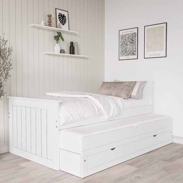 Furniture123 Single White Wooden Guest Bed Review
