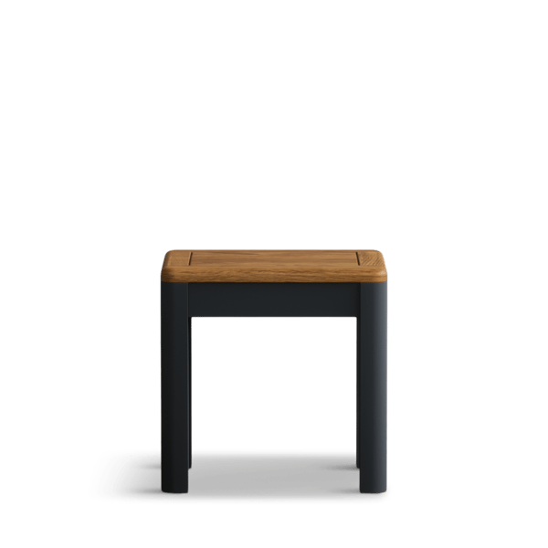 Furniture48 Blair Dark Blue Painted and Rustic Top Dressing Stool Reviews