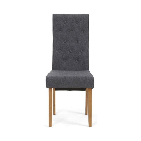 Furniture48 Ottilie Grey Fabric Dining Chairs (Pair) Reviews