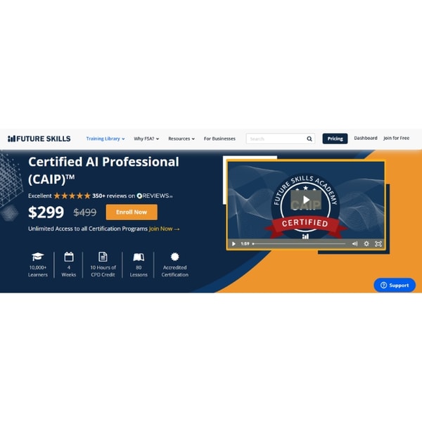 Future Skills Academy Certified AI Professional Review