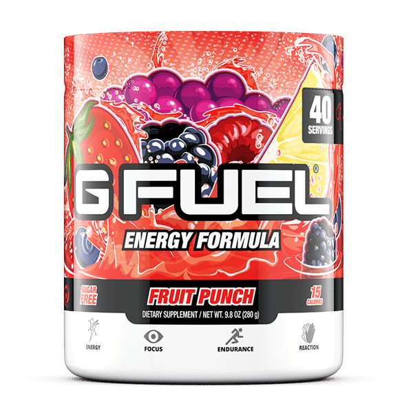 G FUEL Fruit Punch Energy Tub Review