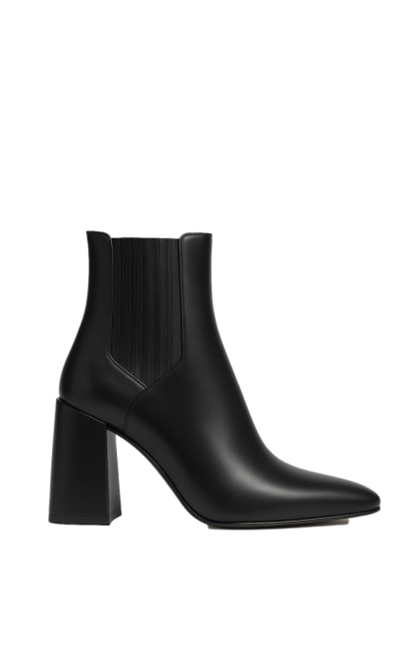 Gabriela Hearst Luke High Heel Boot in Black Leather Reviews