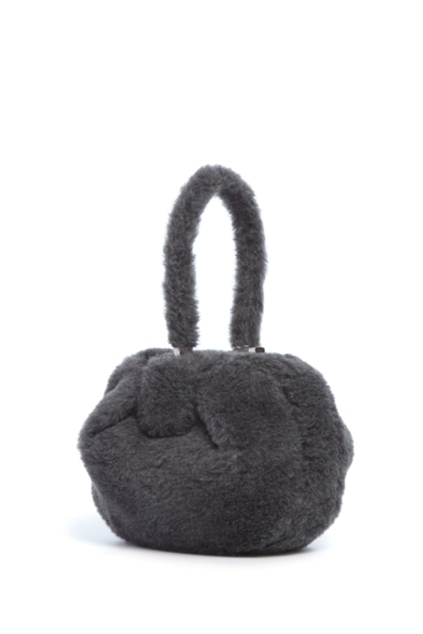 Gabriela Hearst Nina Bag in Dark Grey Virgin Wool Silk Cashmere Fur Reviews