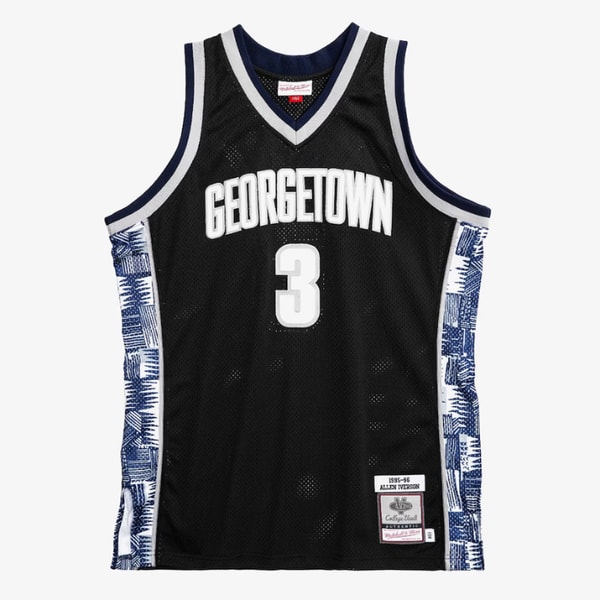 Mitchell & Ness Allen Iverson Georgetown Hoyas 1995-96 Black Swingman Player Jersey Review