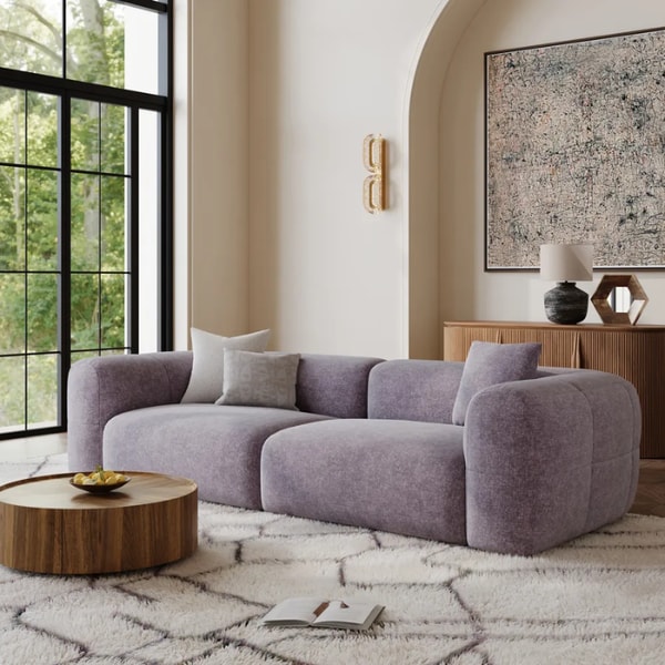 Povision Conto Minimalist Vintage Chenille Sofa Review
