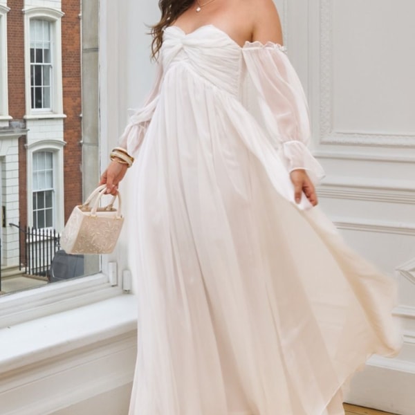 TFNC London Kosha White Maxi Dress Review