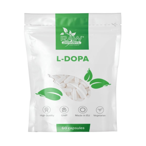 RawPowders L-Dopa 120mg 60 Kapseln Bewertung