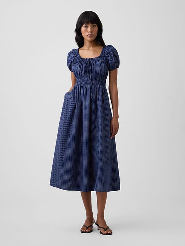 Gap Factory Puff Sleeve Maxi Dress Review