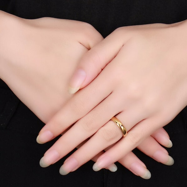 Gardenia Gold Promise Ring for Couple Review
