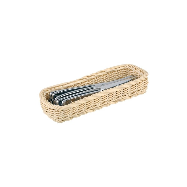 Gastrokontor Ludewig APS Besteckkorb ECONOMIC 27x10cm H 4,5cm Hellbeige Bewertung