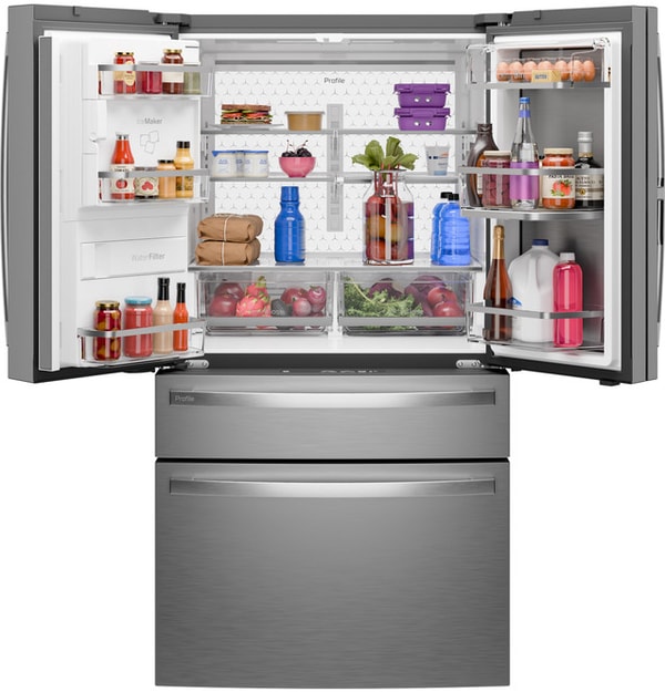 GE Profile&trade; ENERGY STAR&reg; 27.9 Cu. Ft. Smart 4-Door French-Door Refrigerator with Kitchen Assistant&trade; Review