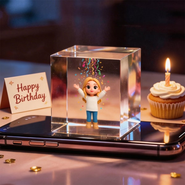 GetPhotoBlanket 3D Cartoon Birthday Lumina Box Review