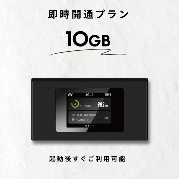 ギガセットWi-Fi 10GBプランレビュー
