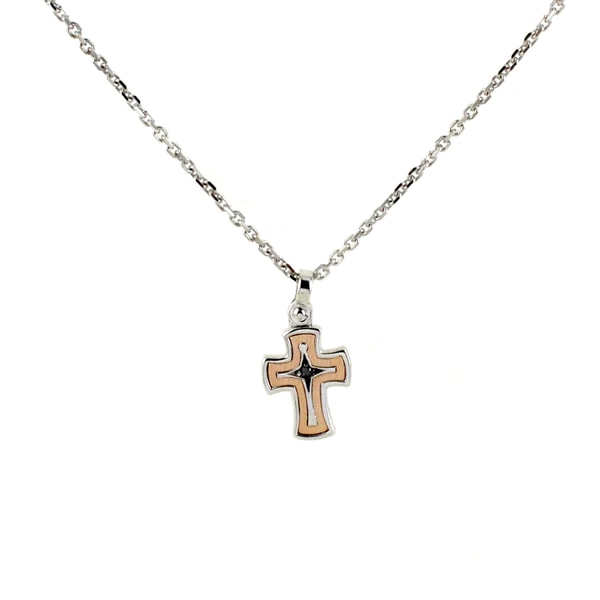Gioielloro Collana da uomo Zancan in Argento con pendente Croce in oro rosa ESC 273R Recensione