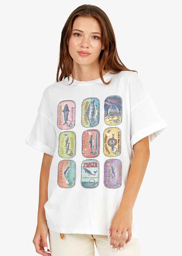Girl Dangerous Canned Sardines Boyfriend Tee Review
