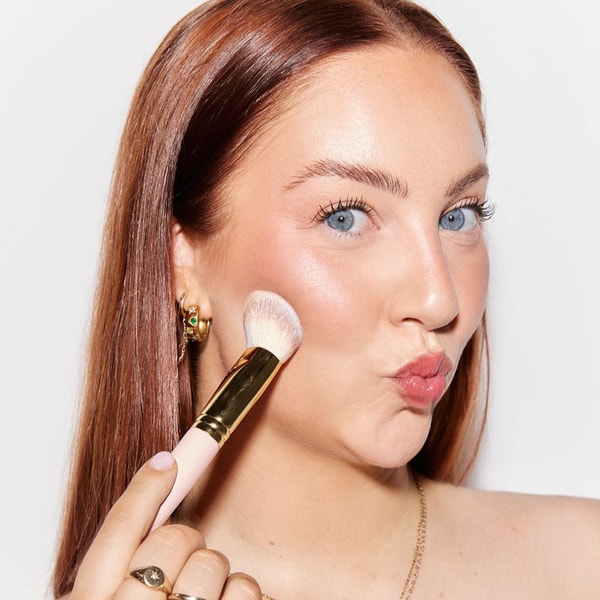 Glam Theory Cosmetics 203 Angled Buffer Brush Review