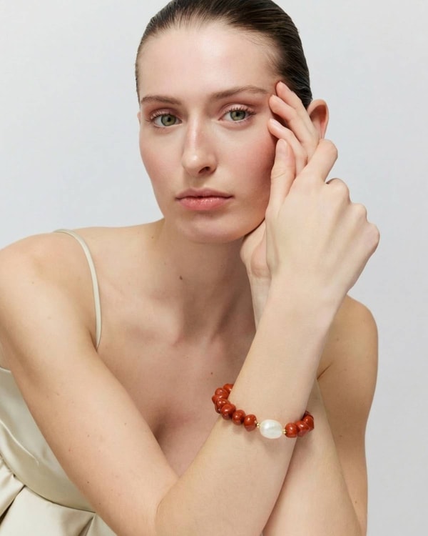Glambou Beach Stone Flex Bracelet Coral Bewertungen