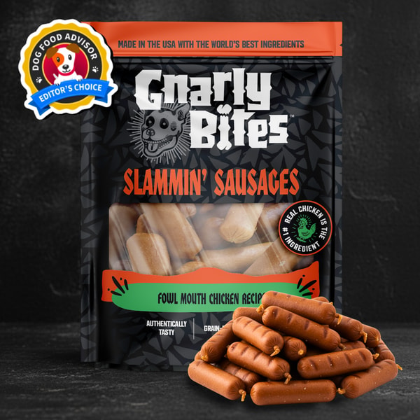 Gnarly Pets Slammin' Chicken Sausages Review