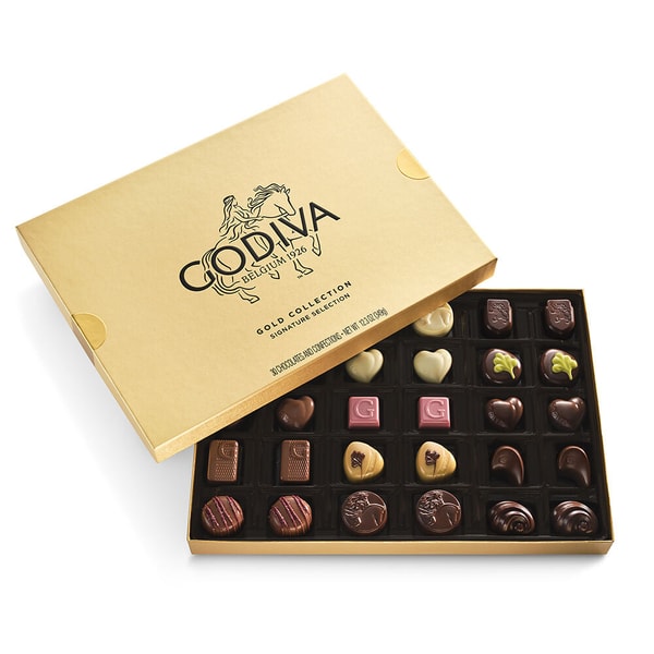 GODIVA Assorted Chocolate Gold Gift Box, 30pc. Review